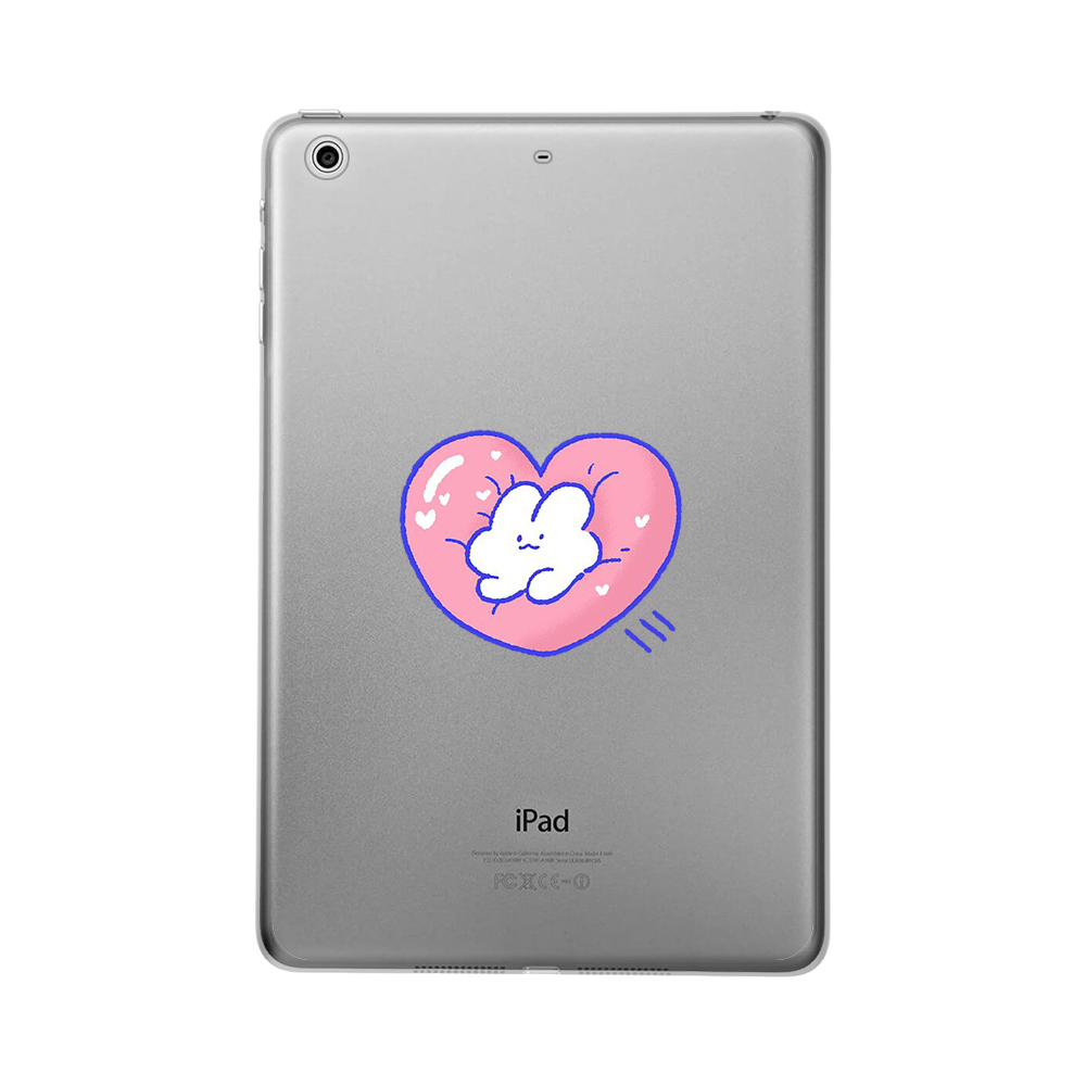 ハートを抱きしめるかわいいくま iPad (第7/8/9世代)オリジナルケース