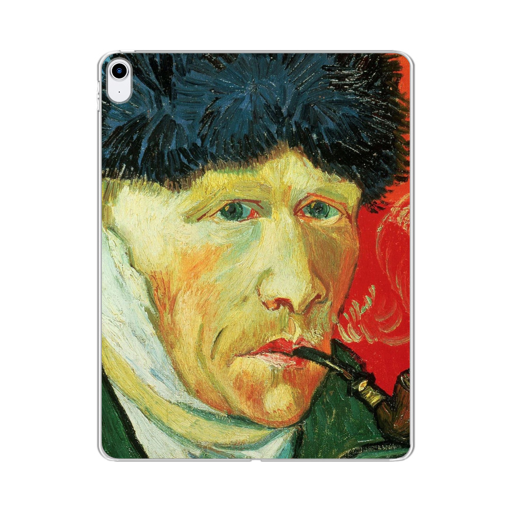 包帯の耳とパイプの自画像 art-famous-paintings-13 包帯の耳とパイプの自画像 art-famous-paintings-13