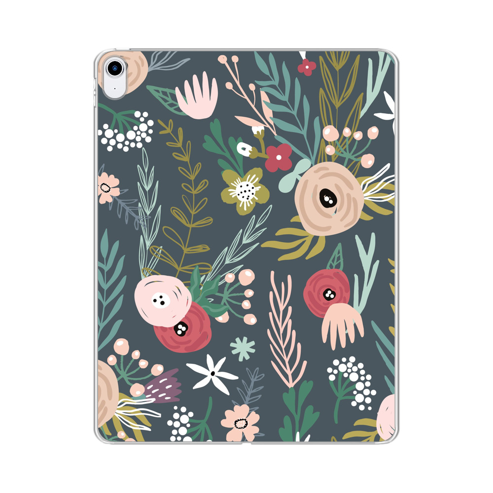 花のパターン iPad (第10世代)オリジナルケース