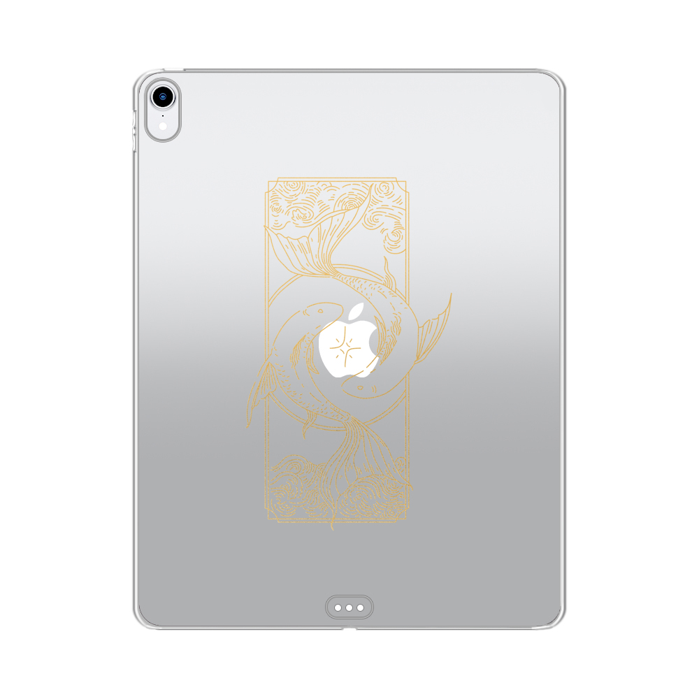 金色の鯉のデザイン iPad Air (第4/5世代)オリジナルケース