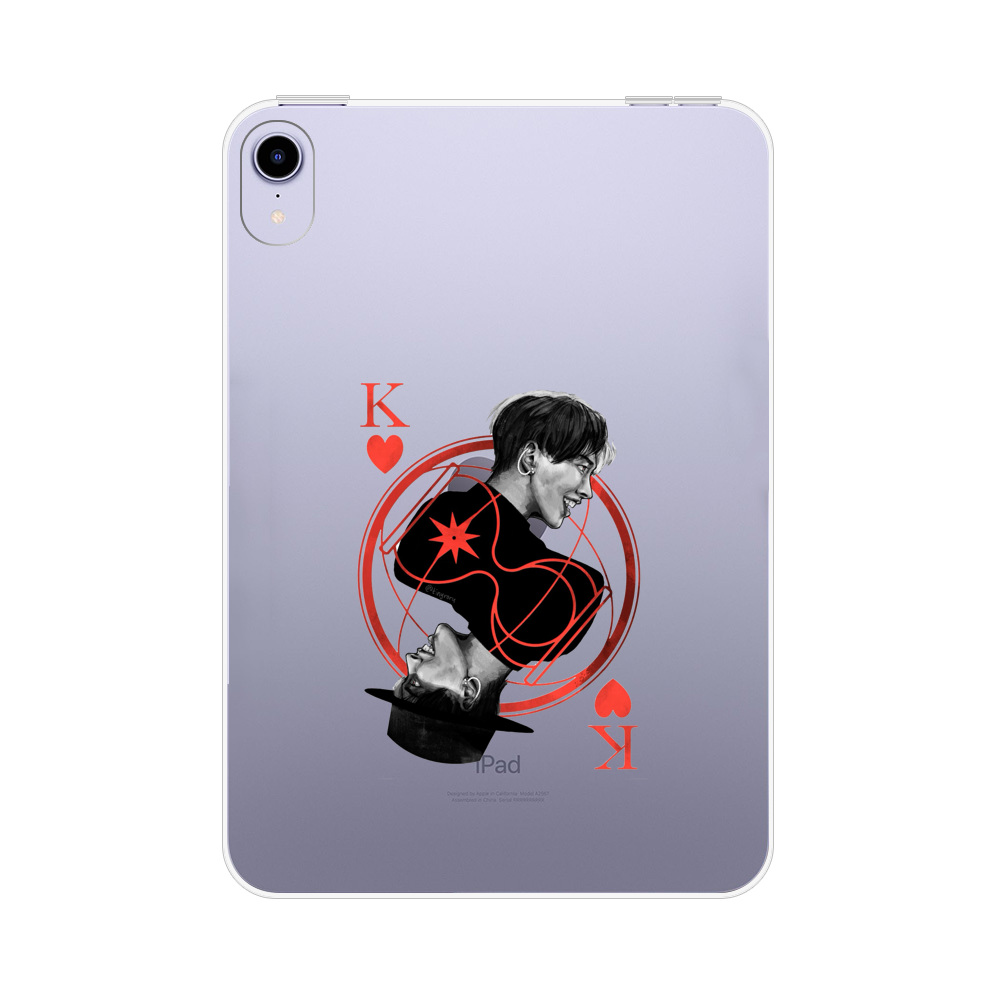 キングのカードイラスト iPad mini (第6世代)オリジナルケース