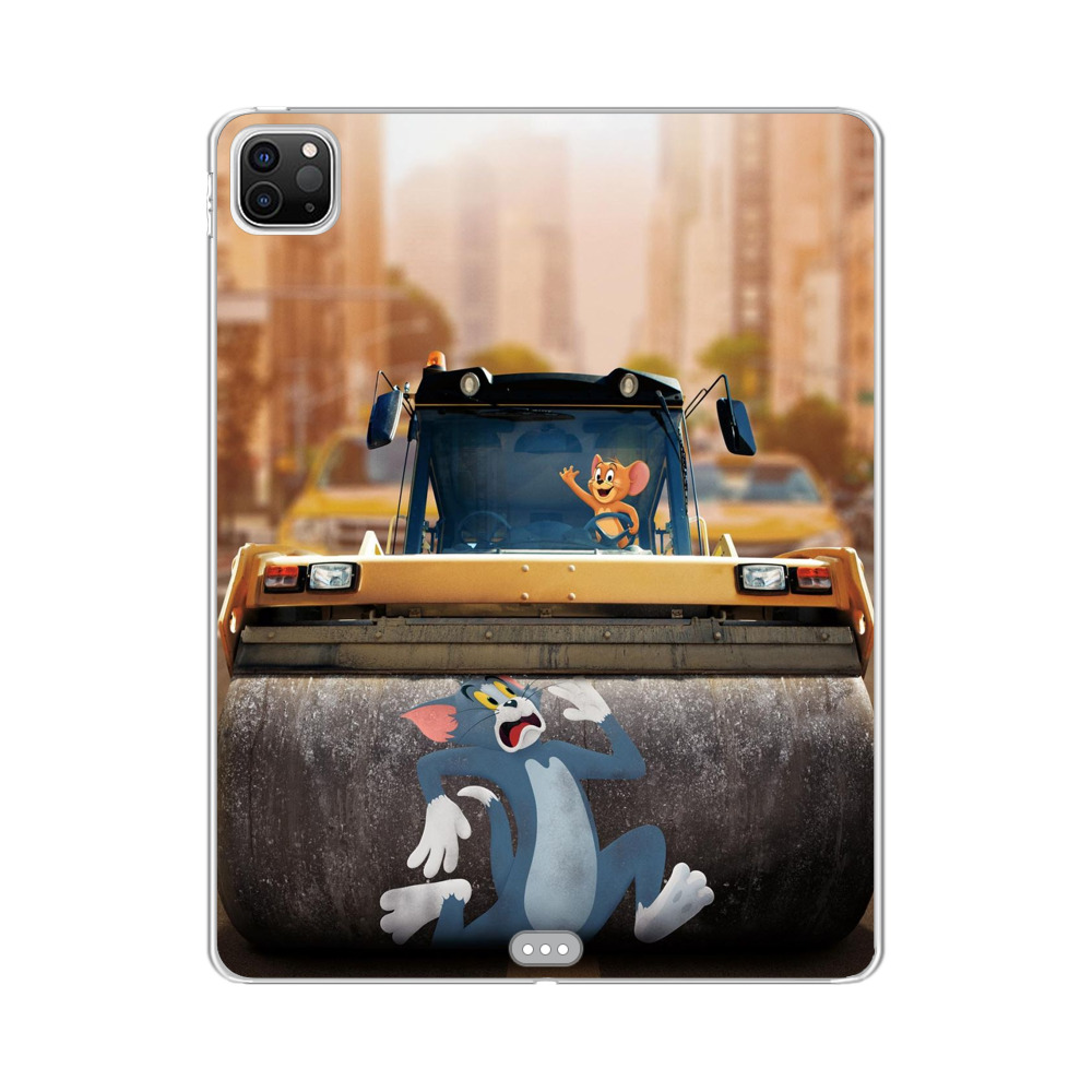 ローラー車に乗るトムとジェリー iPad Pro 12.9-inch (第4世代)オリジナルケース