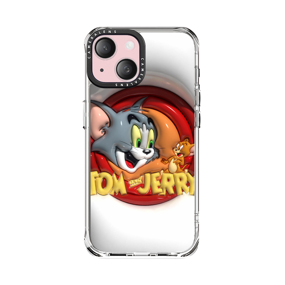 トムとジェリーのロゴ iPhone 15オリジナルケース