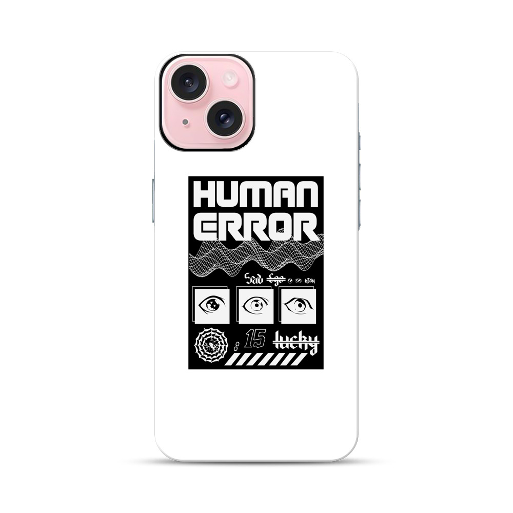 geometrıc poster iPhone 15オリジナル耐衝撃ケース