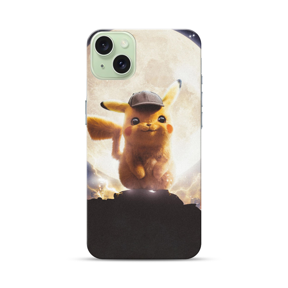 月夜のピカチュウ iPhone 15 Plusオリジナルハードケース