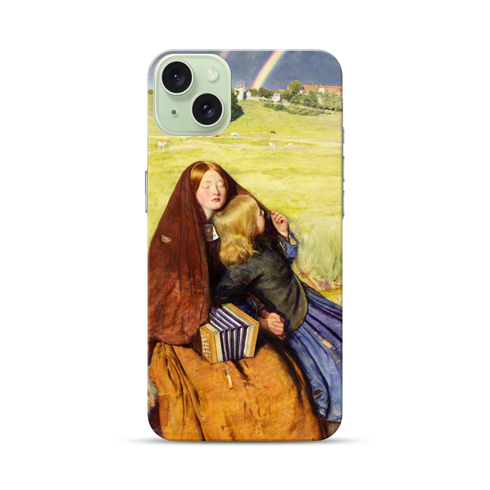 草原の少女たち iPhone 15 Plusオリジナルハードケース