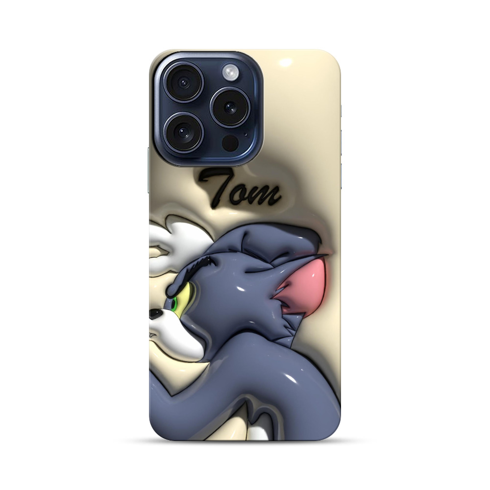 トムのクローズアップ iPhone 15 Proオリジナル耐衝撃ケース