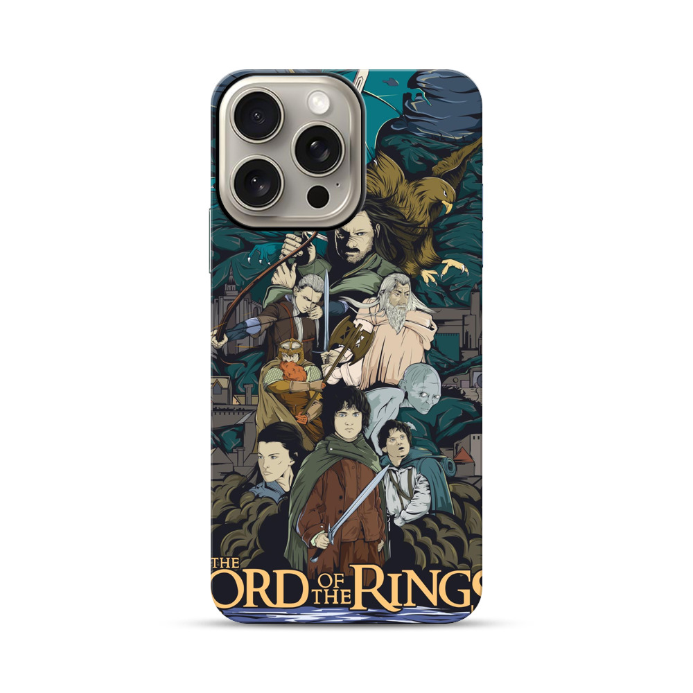 指輪物語の英雄たち iPhone 15 Pro Maxオリジナル耐衝撃ケース