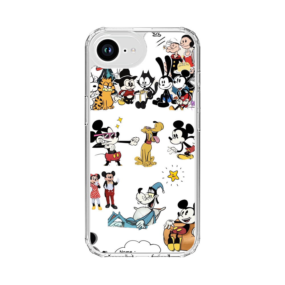 ディズニーキャラクター集合 iPhone 16eオリジナルケース