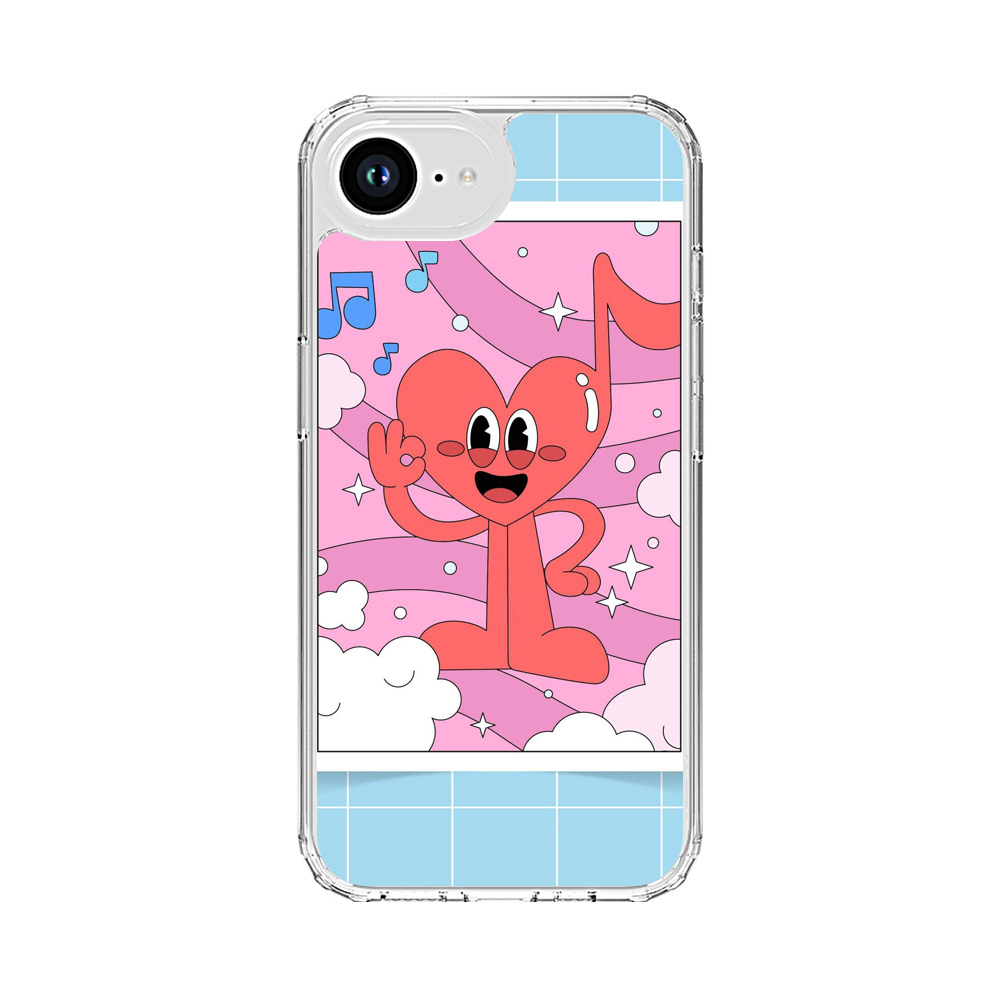 カラフルなキャラクターたち iPhone 16eオリジナルケース