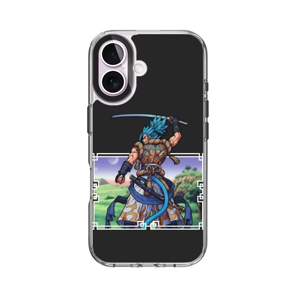 青髪戦士の背中美 iPhone 17オリジナルケース