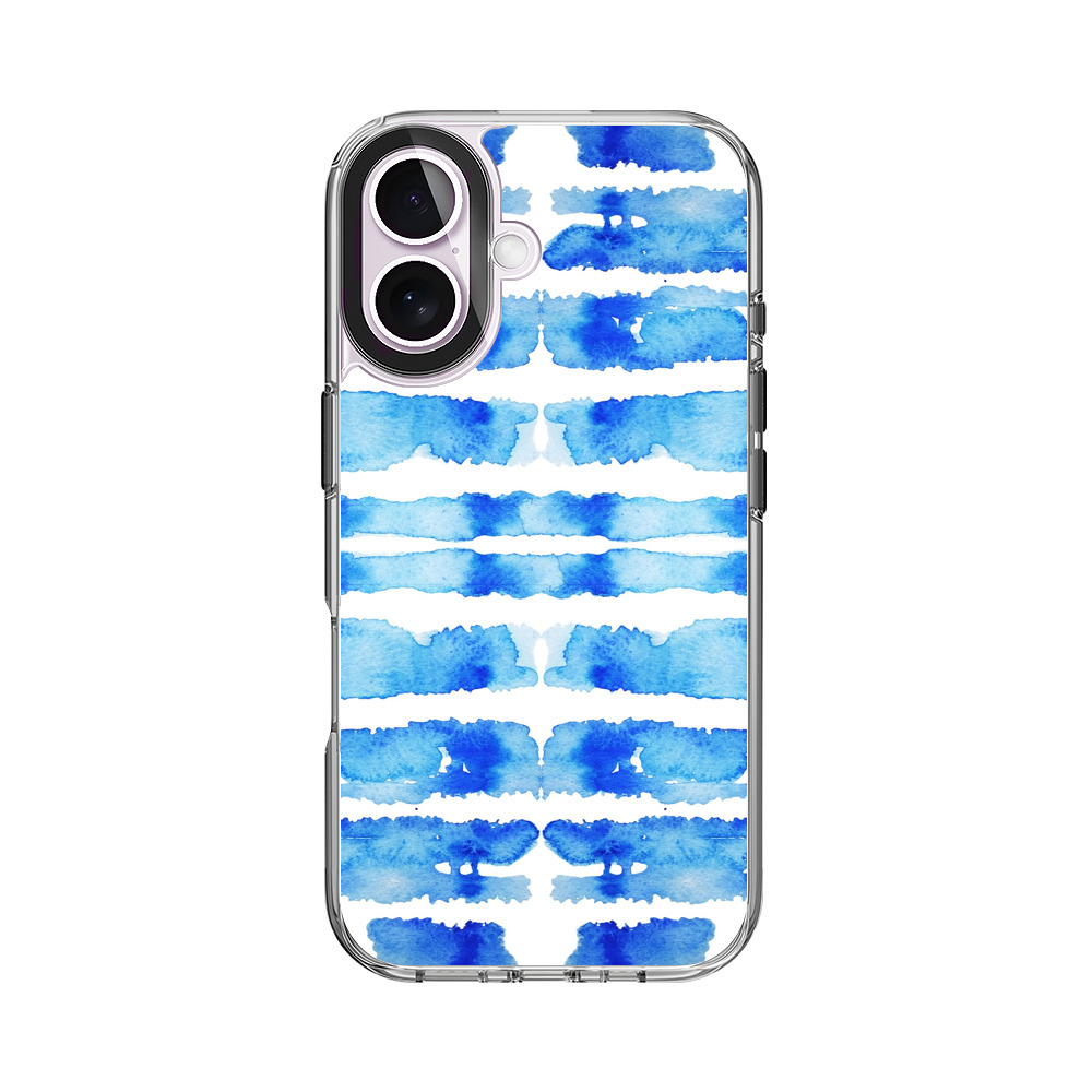 青い水彩のストライプ tie-dye-stripes 青い水彩のストライプ tie-dye-stripes