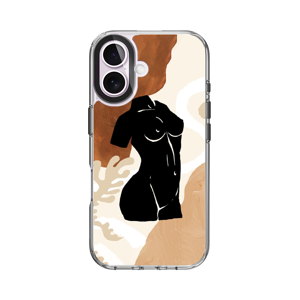 アートな人体シルエット iPhone 17オリジナルケース