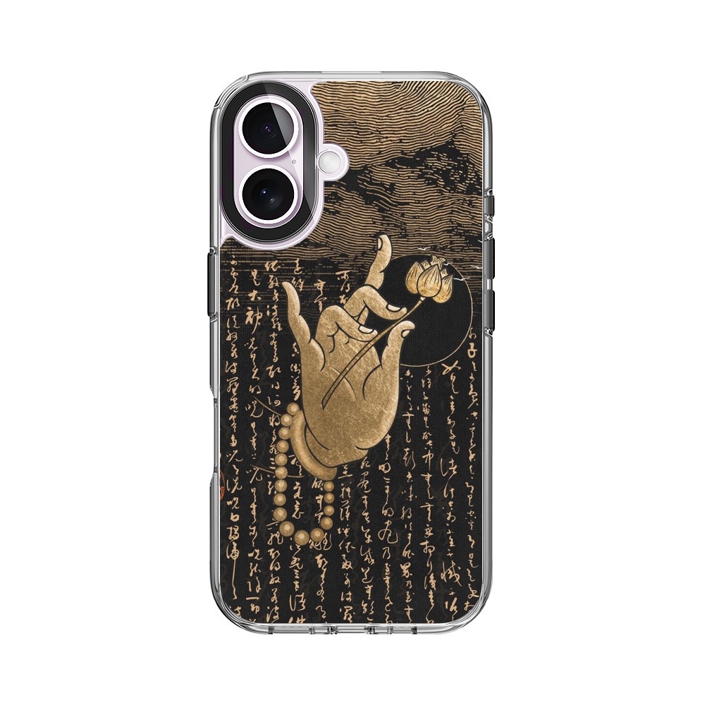 蓮の花を持つ仏手 iPhone 17オリジナルケース