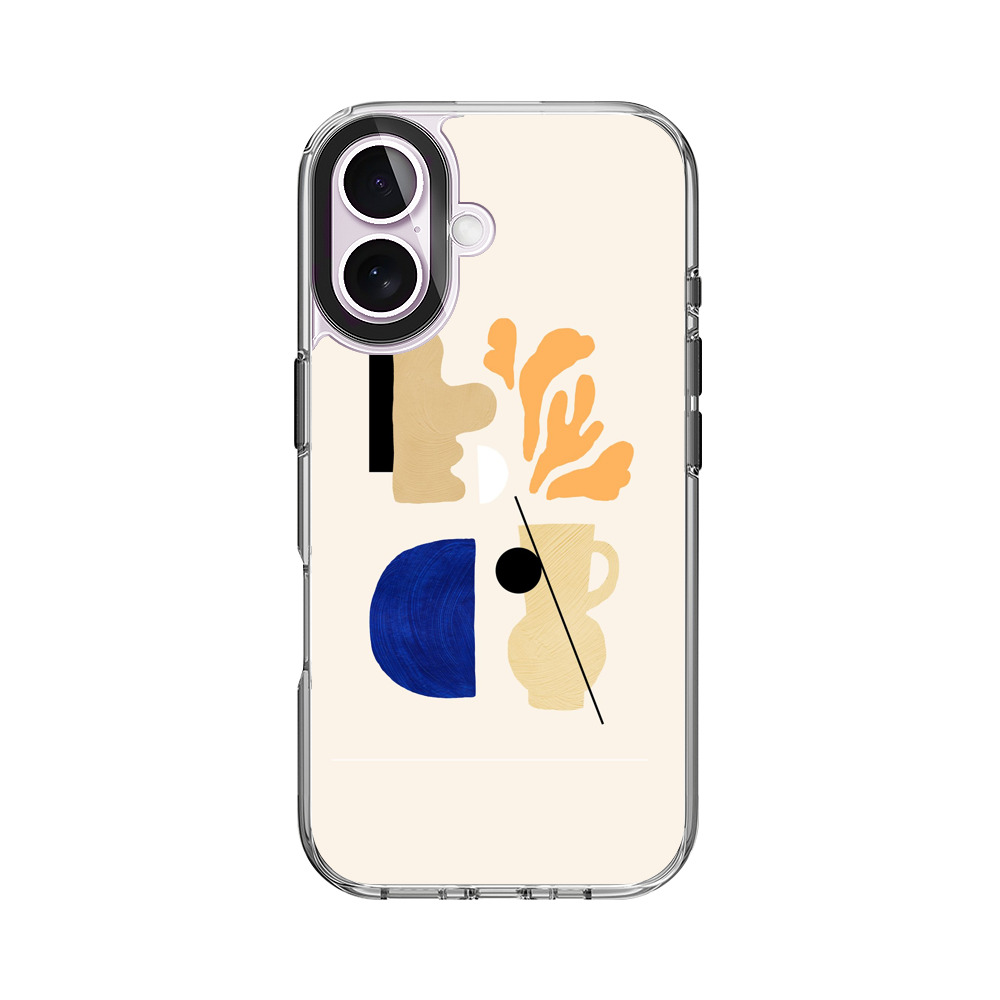 抽象アート iPhone 17オリジナルケース