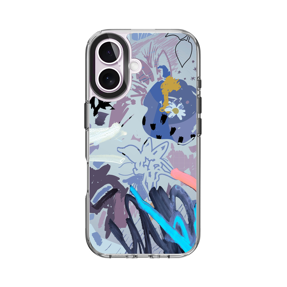 抽象的なアート iPhone 17オリジナルケース