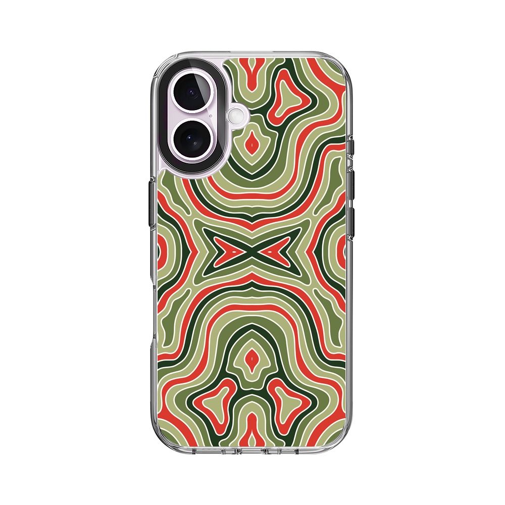 抽象的なパターン iPhone 17オリジナルケース