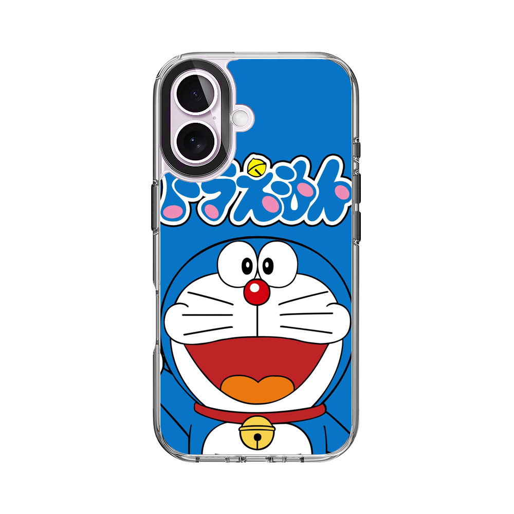 ドラえもんのロゴと顔 iPhone 17オリジナルケース