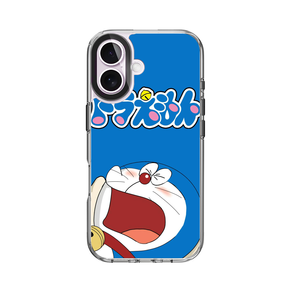 ドラえもんロゴと笑顔 iPhone 17オリジナルケース