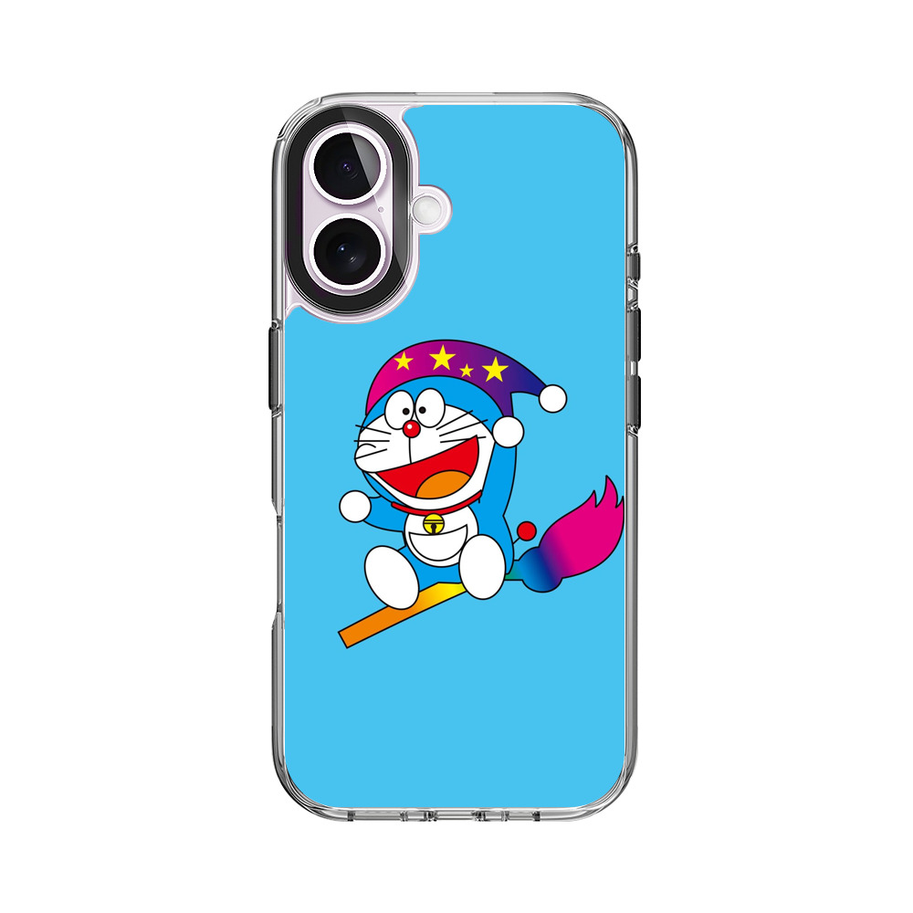 魔法のほうきに乗るドラえもん iPhone 17オリジナルケース