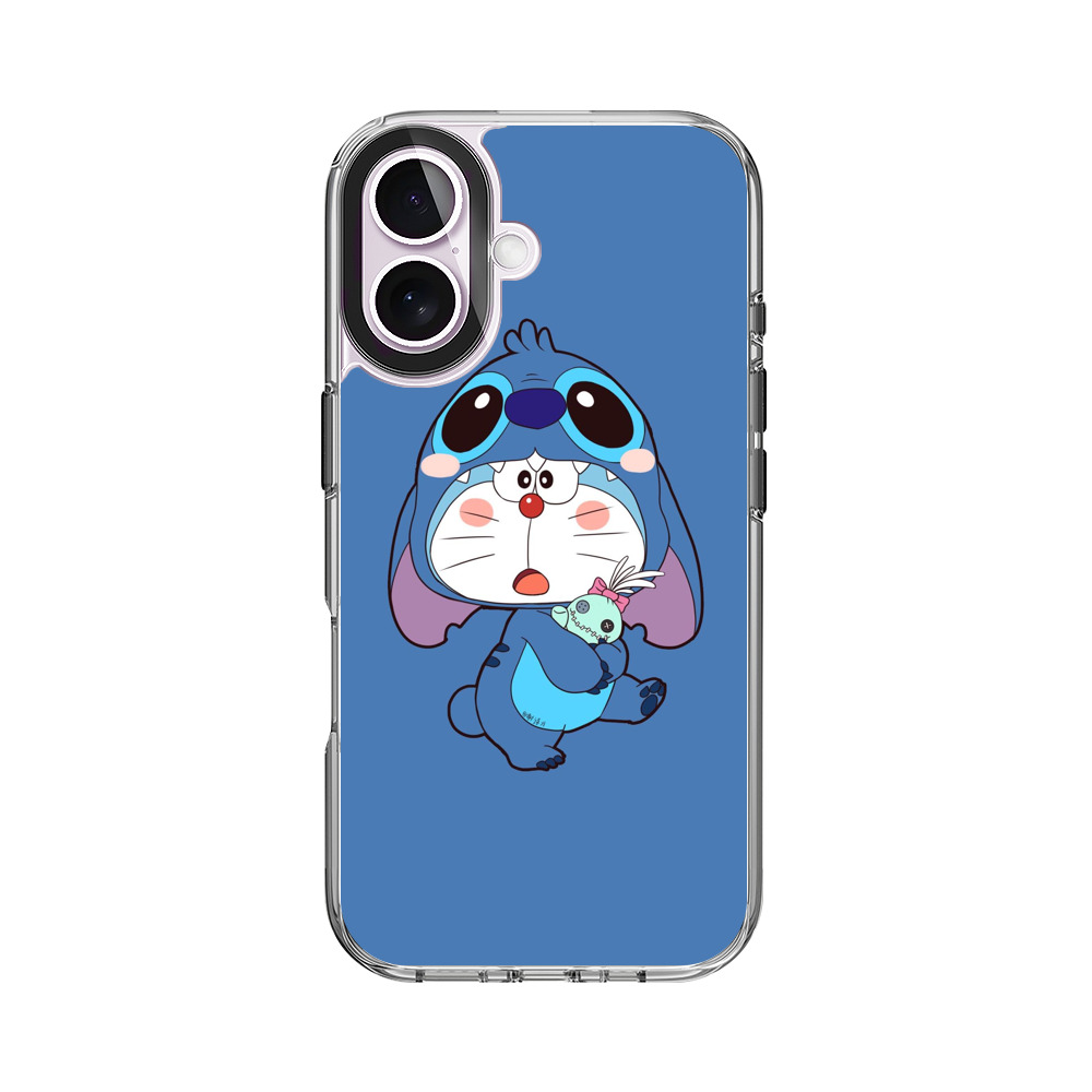 スティッチ着ぐるみドラえもん iPhone 17オリジナルケース