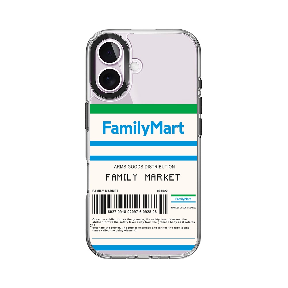 ファミリーマート風ラベル iPhone 17オリジナルケース