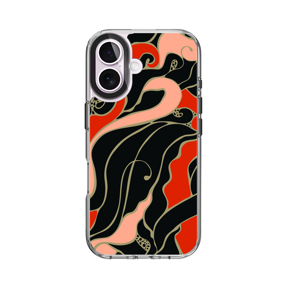 葉の模様 iPhone 17オリジナルケース