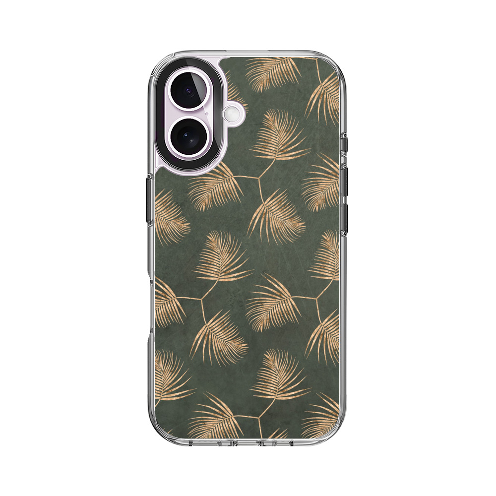 葉のパターン iPhone 17オリジナルケース