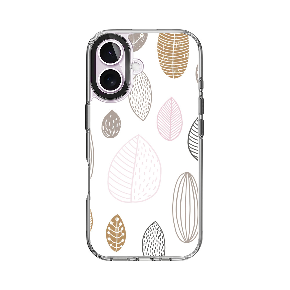 葉のパターン iPhone 17オリジナルケース