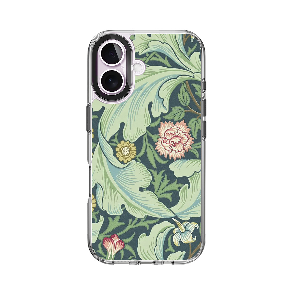 花の模様 iPhone 17オリジナルケース