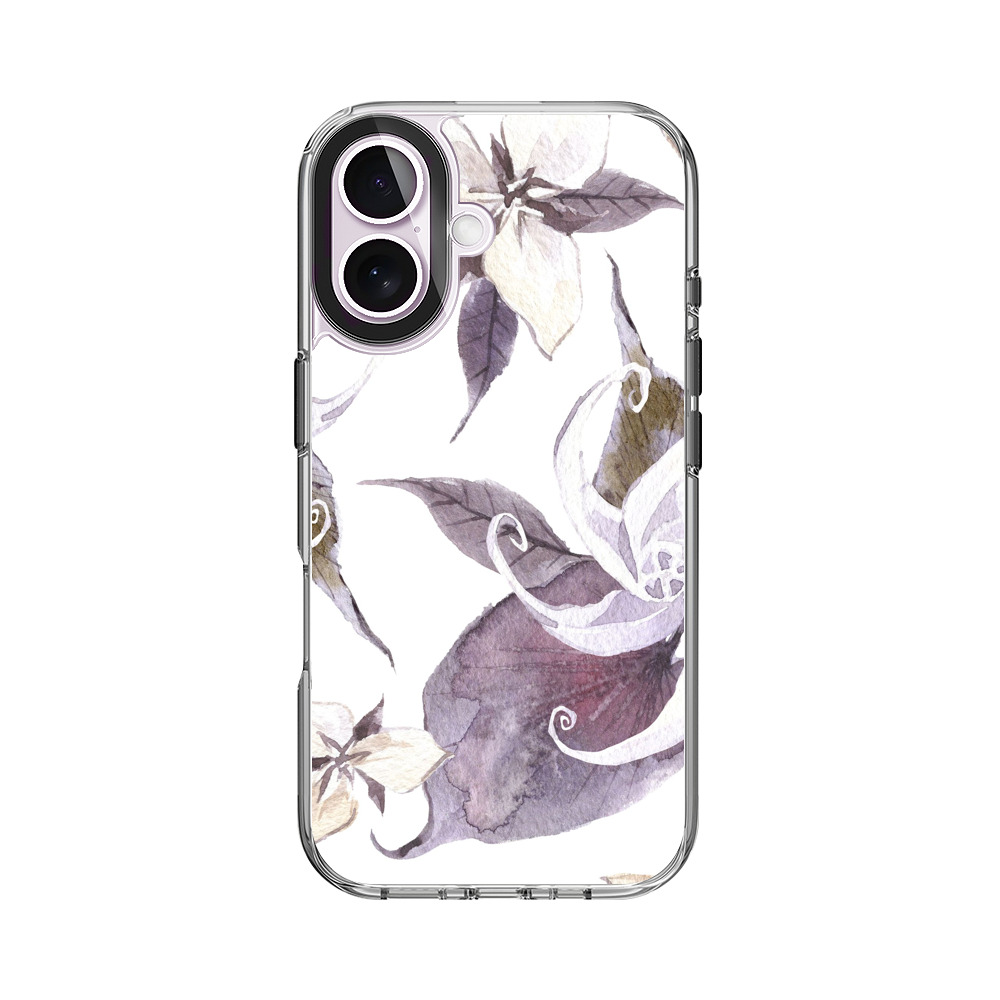 花の模様 iPhone 17オリジナルケース