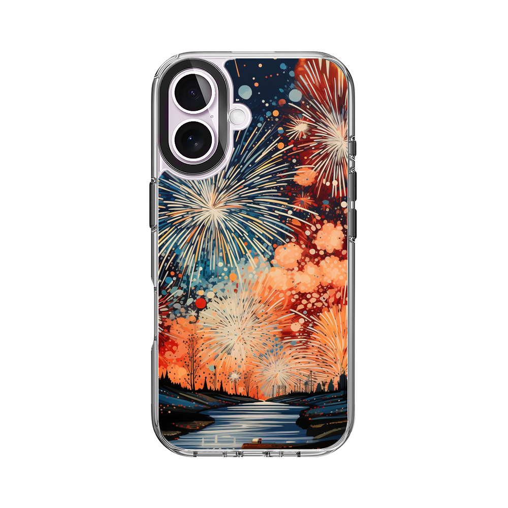夜空の花火 iPhone 17オリジナルケース