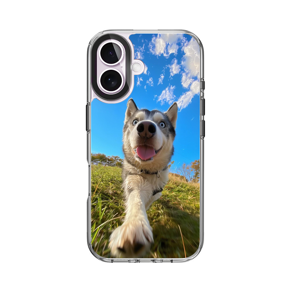 青空のハスキー犬 iPhone 17オリジナルケース