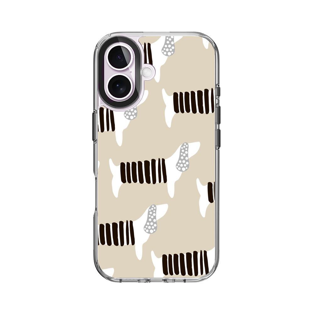 犬の模様 iPhone 17オリジナルケース