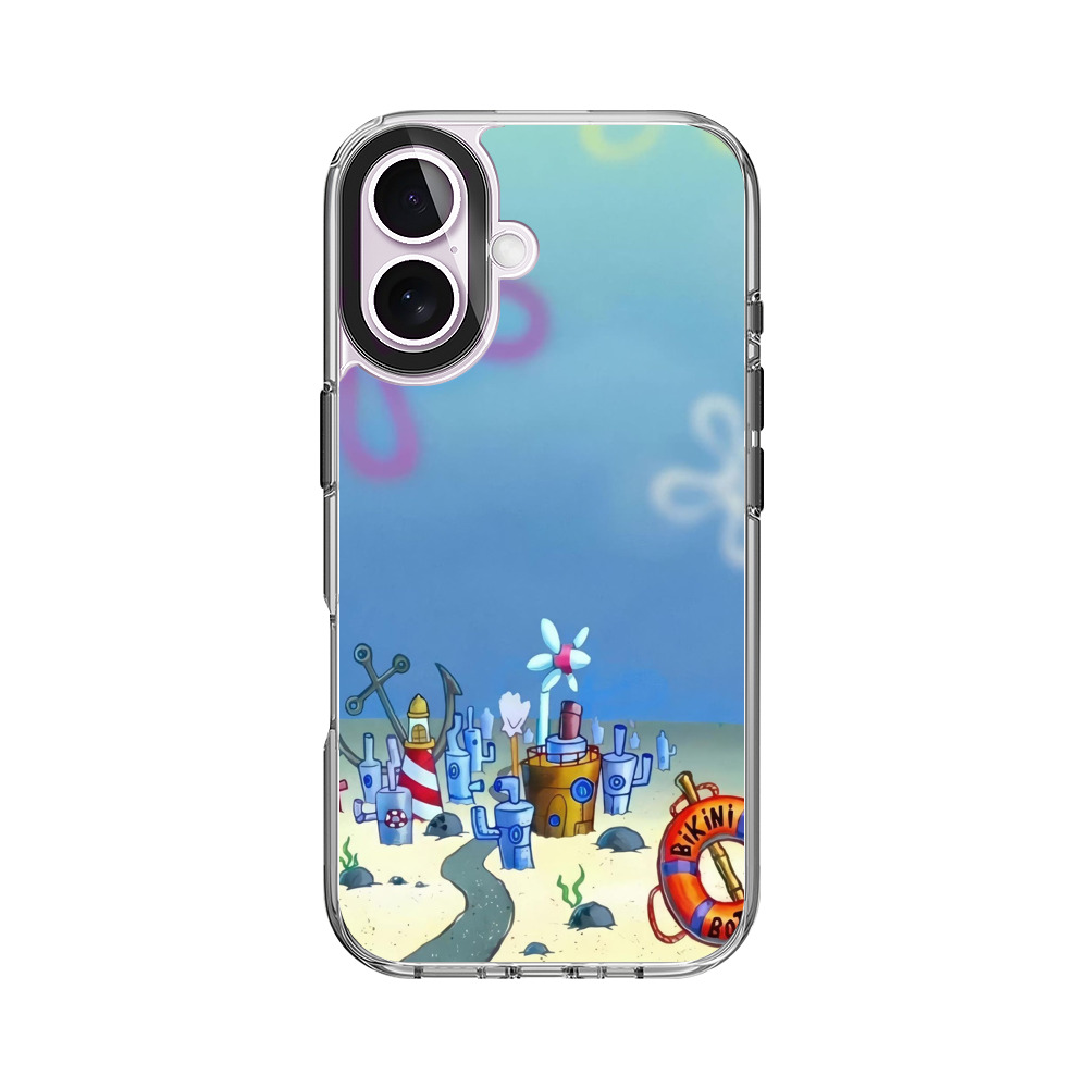 海底都市のイラスト iPhone 17オリジナルケース