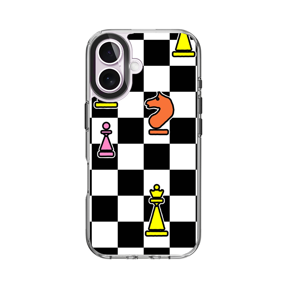 カラフルなチェスの駒 iPhone 17オリジナルケース
