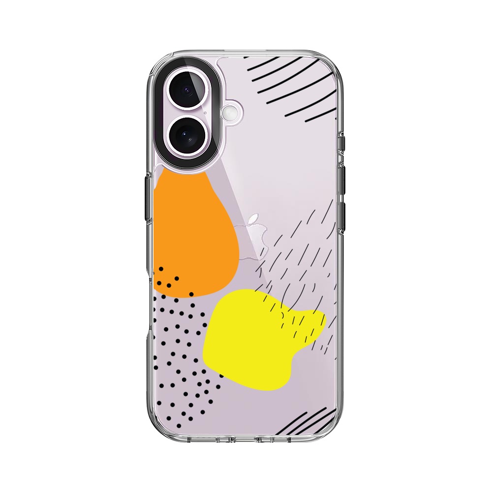 カラフルな抽象画 iPhone 17オリジナルケース
