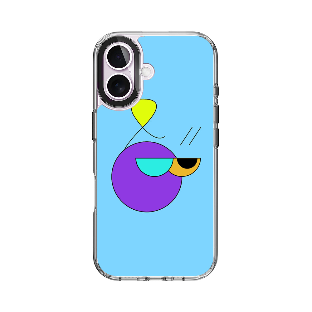 カラフルな顔 iPhone 17オリジナルケース