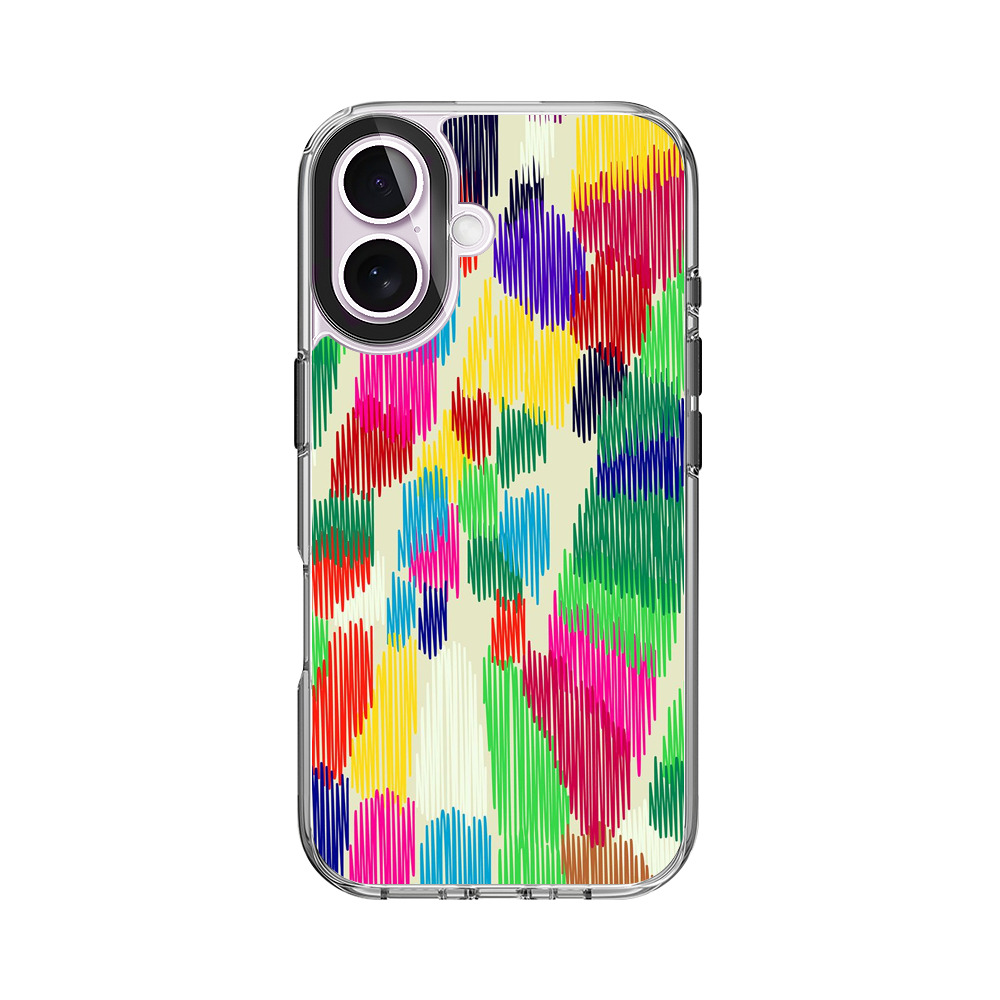 カラフルな模様 iPhone 17オリジナルケース