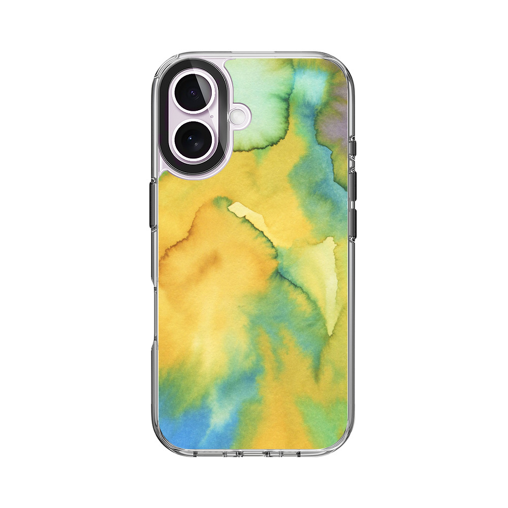 カラフルな水彩抽象画 iPhone 17オリジナルケース