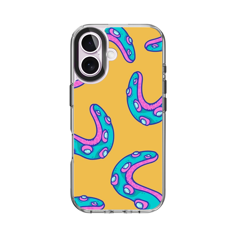 カラフルなタコの触手 iPhone 17オリジナルケース