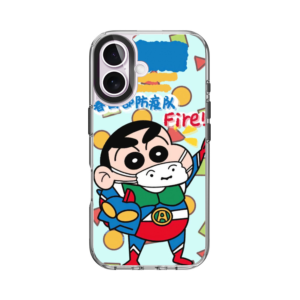 春日部防疫隊のしんちゃん iPhone 17オリジナルケース