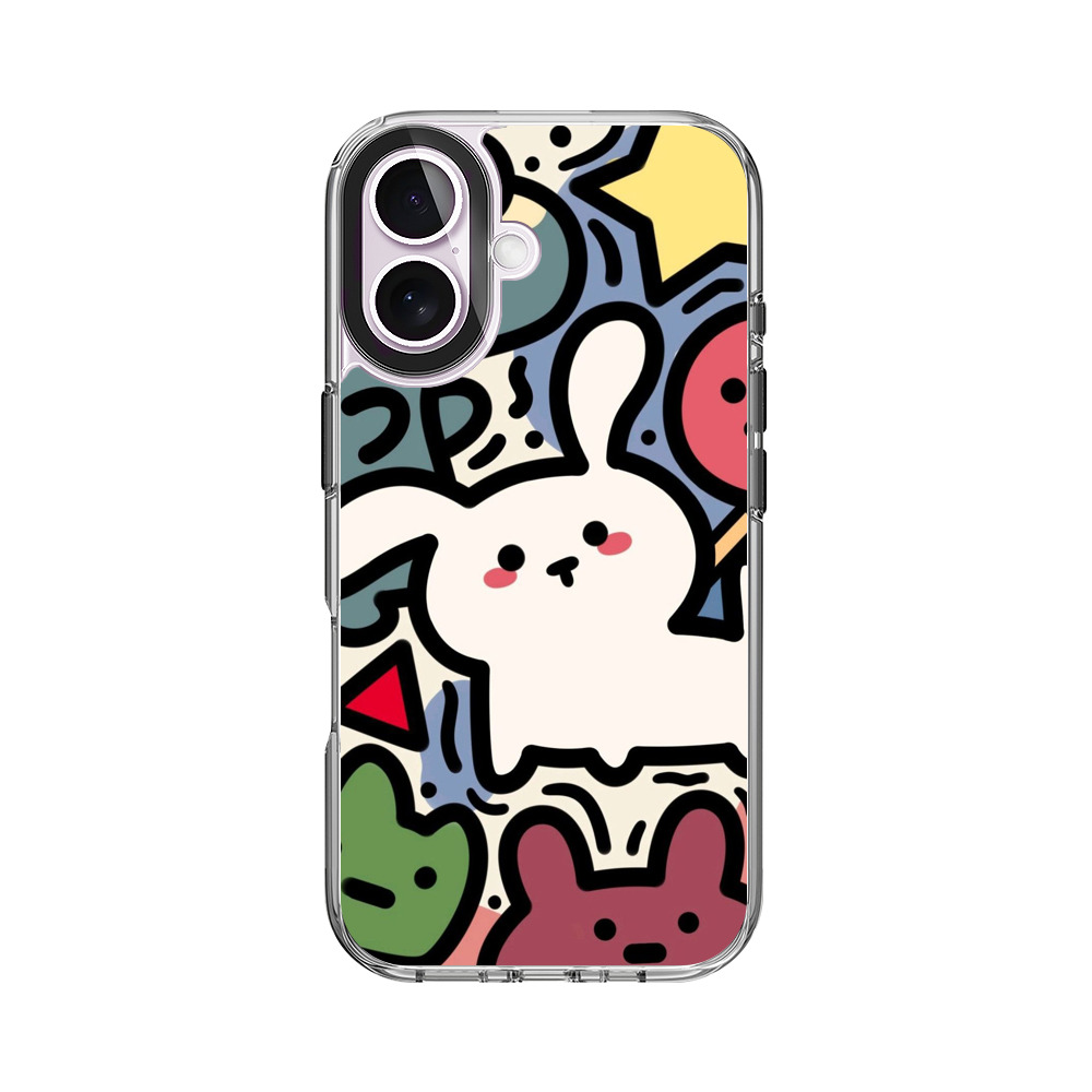 かわいい動物たちのデザイン iPhone 17オリジナルケース