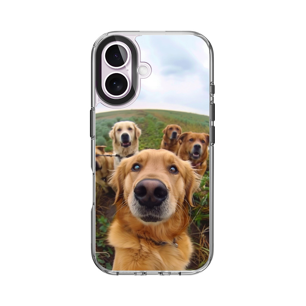 かわいい犬の集合写真 iPhone 17オリジナルケース