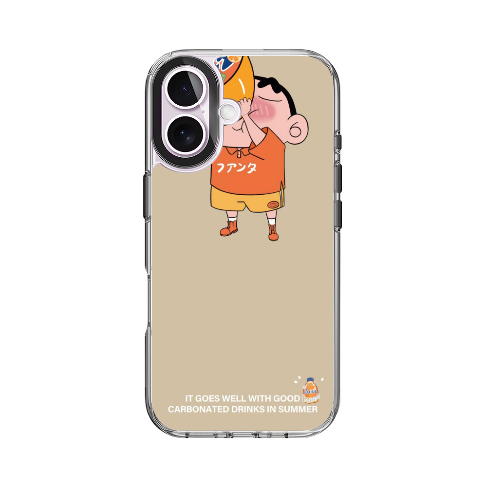 オレンジ服の子供 iPhone 17オリジナルケース