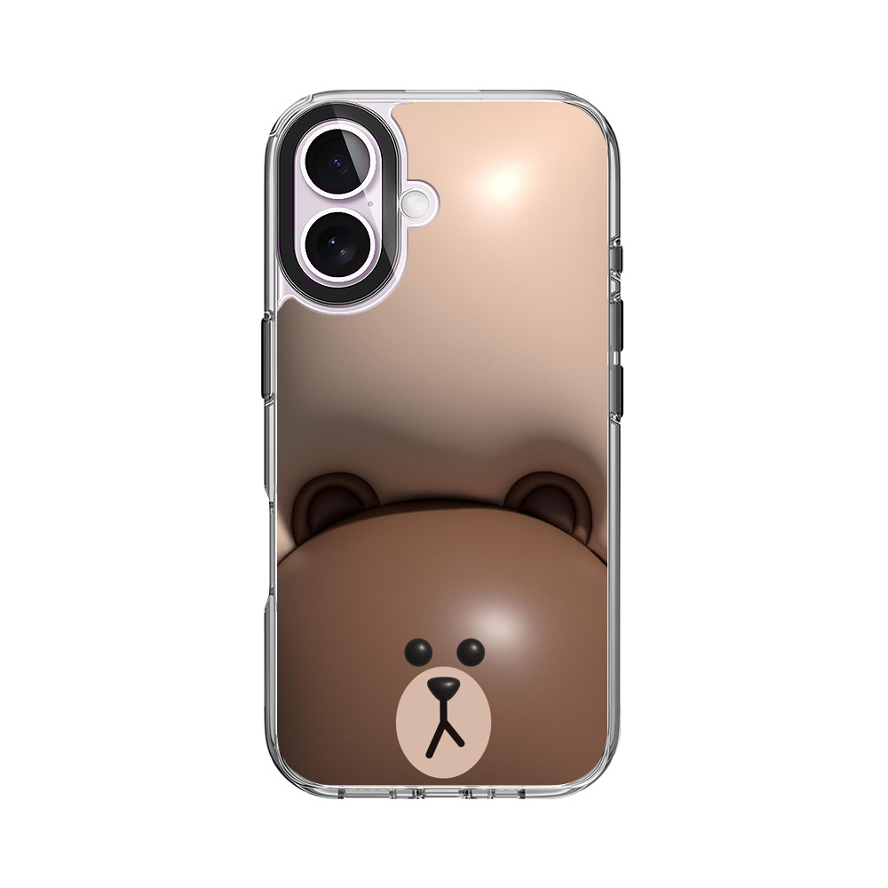 かわいいクマ耳デザイン iPhone 17オリジナルケース