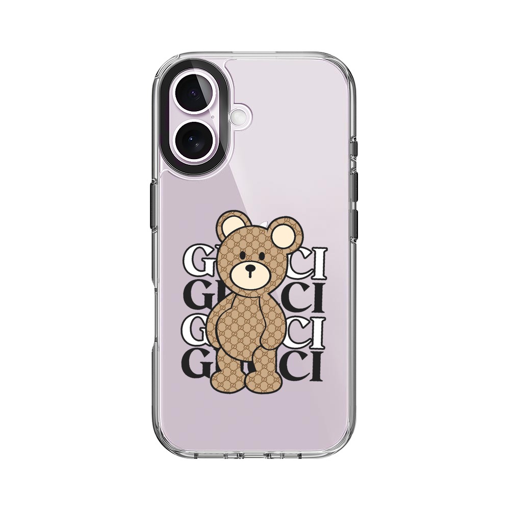 かわいいクマのデザイン iPhone 17オリジナルケース