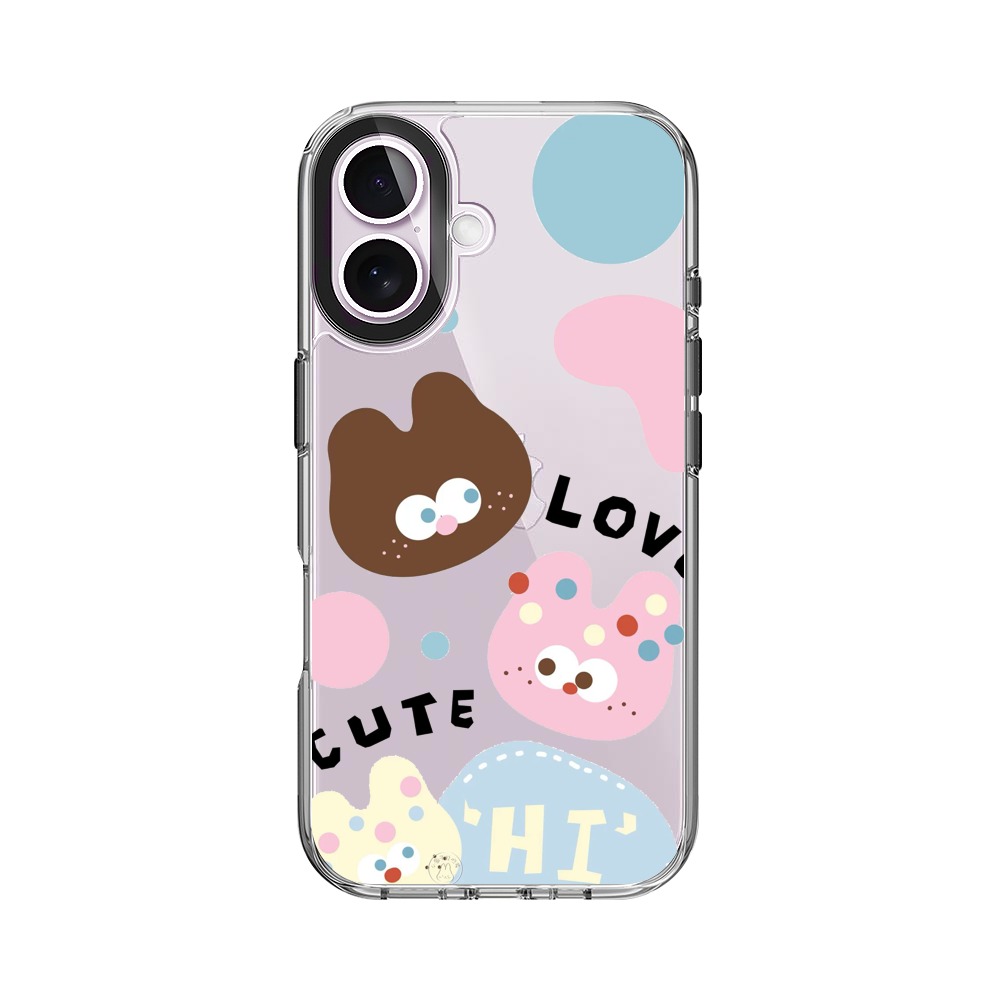 かわいいキャラクター iPhone 17オリジナルケース