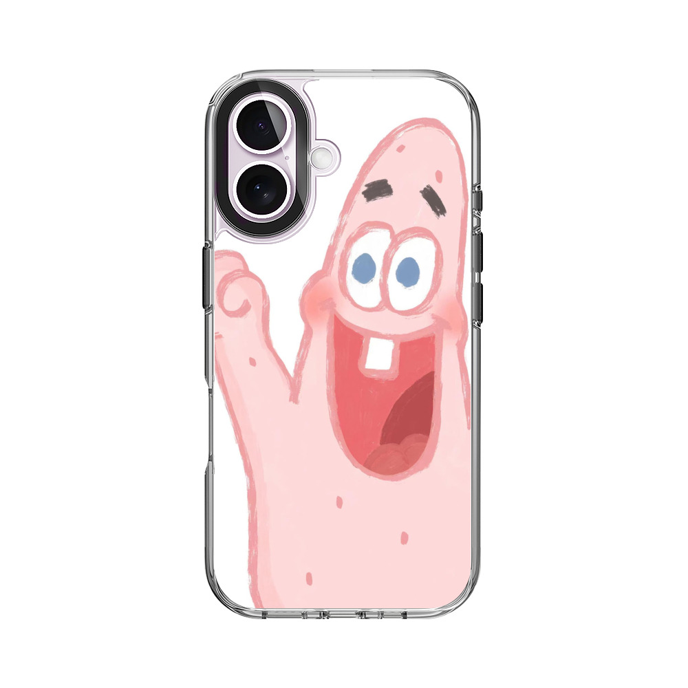 かわいいパトリックイラスト iPhone 17オリジナルケース