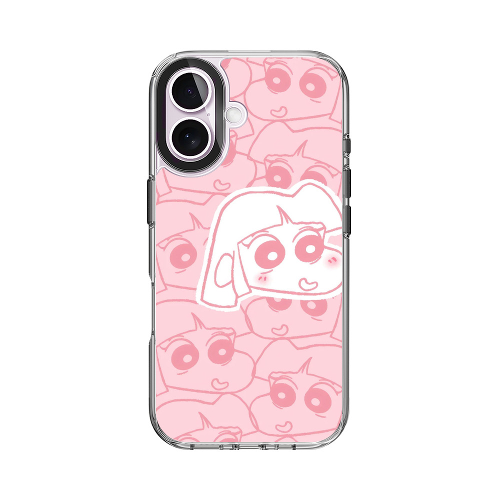 かわいいキャラクター顔 iPhone 17オリジナルケース